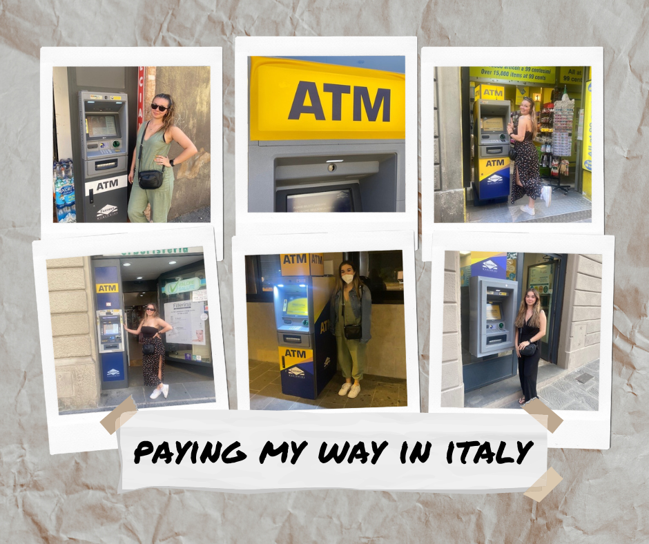 Paying my way in Italy